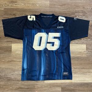 Vintage Y2K Exco Ecko Jeans Football Jersey Size XL Embroidered Logo